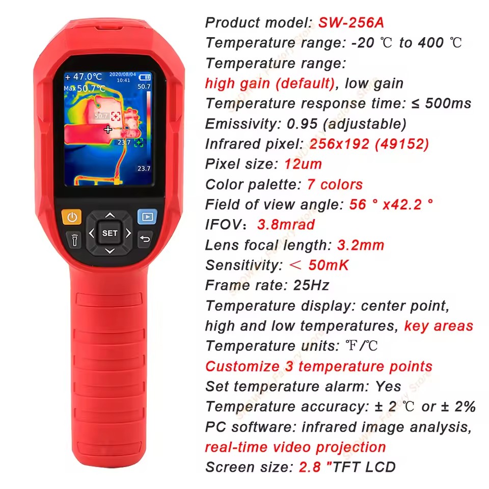 SNDWAY SW-8120S SW-256A Therma - огляд і ціна Thermal Imaging Camera Pcb Repair